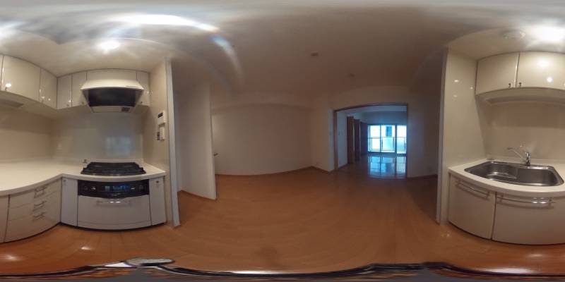 パノラマ画像キッチン