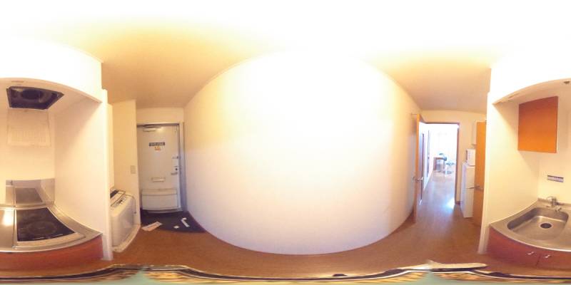 パノラマ画像キッチン