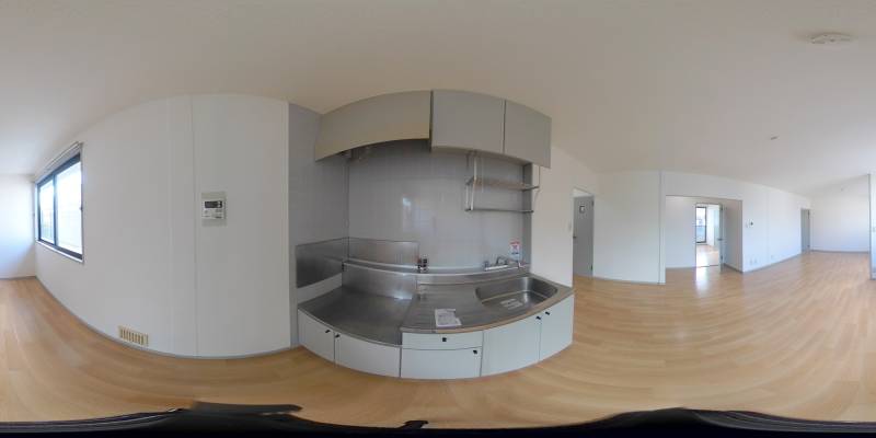 パノラマ画像キッチン