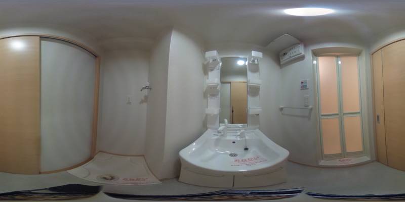 パノラマ画像洗面所