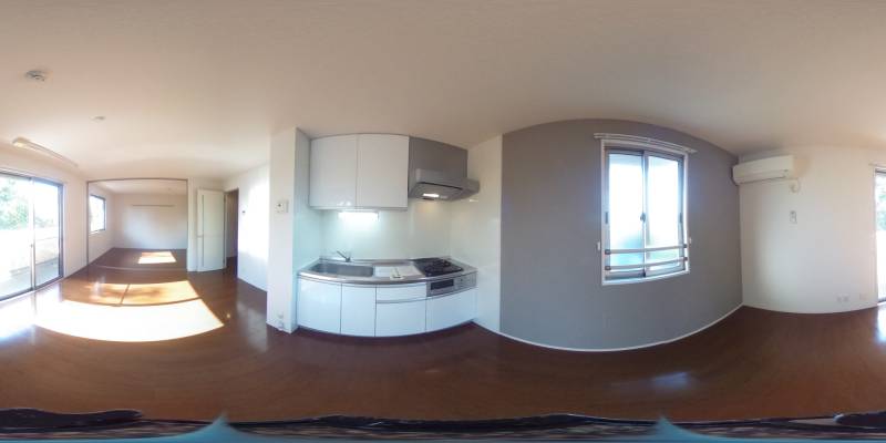 パノラマ画像キッチン