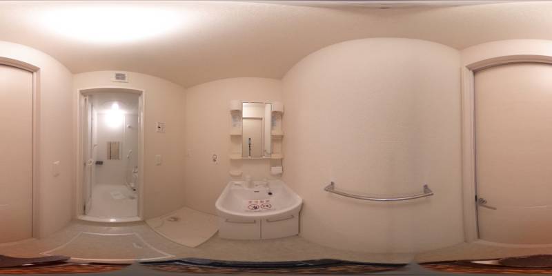 パノラマ画像洗面所