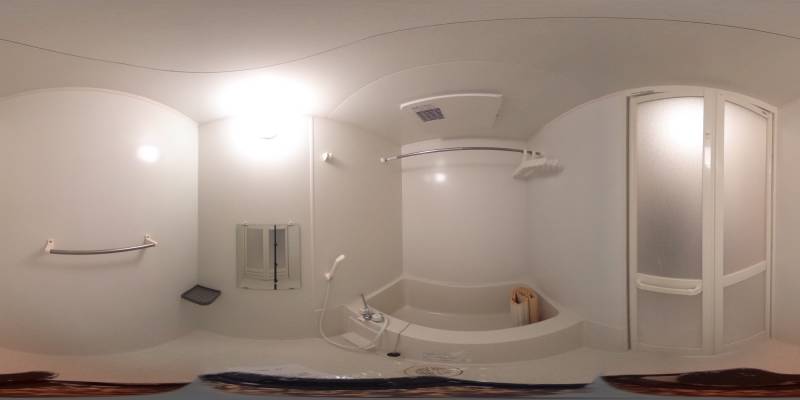 パノラマ画像バスルーム