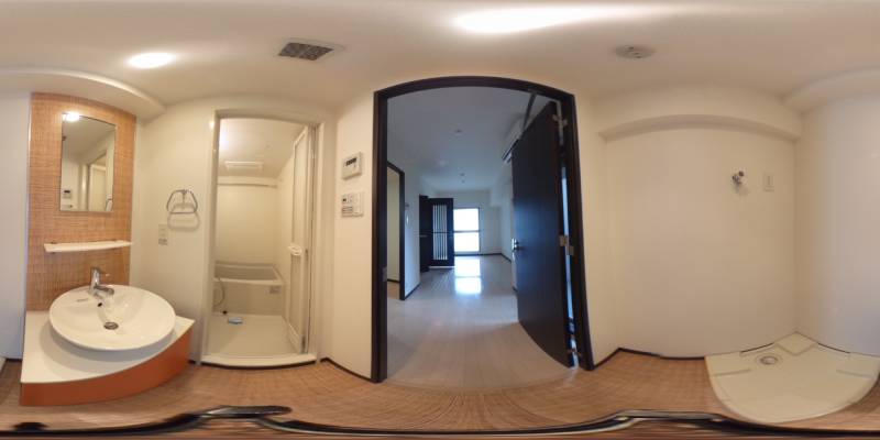 パノラマ画像洗面所