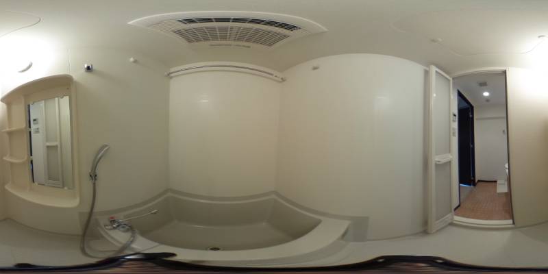 パノラマ画像バスルーム