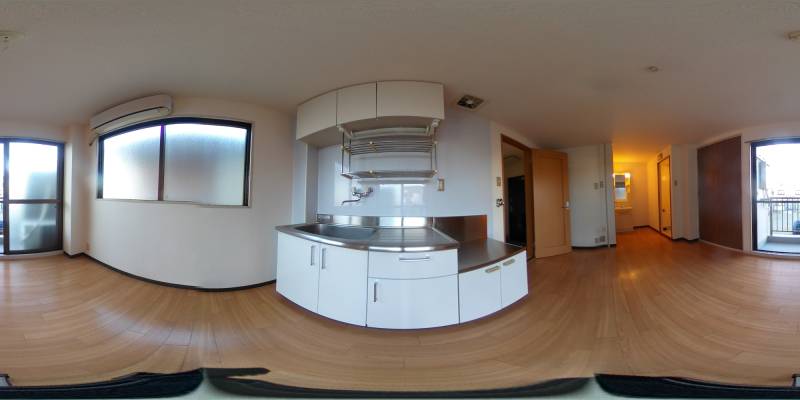 パノラマ画像キッチン