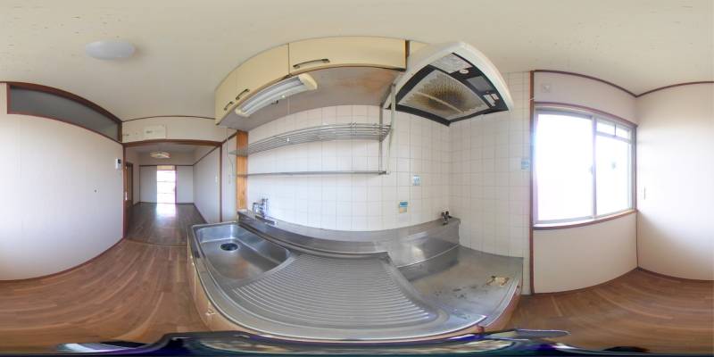 パノラマ画像キッチン