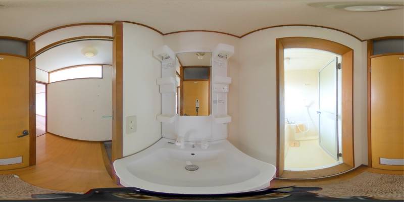 パノラマ画像洗面所