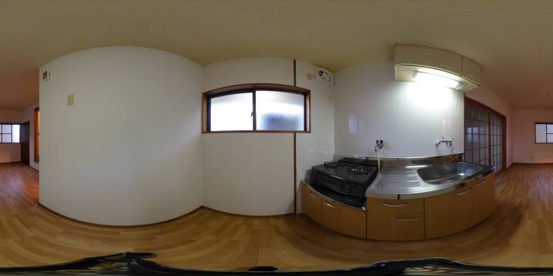 パノラマ画像キッチン