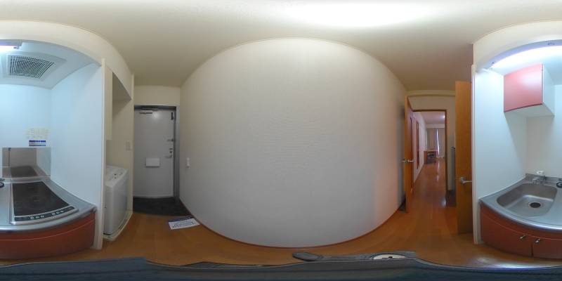 パノラマ画像キッチン