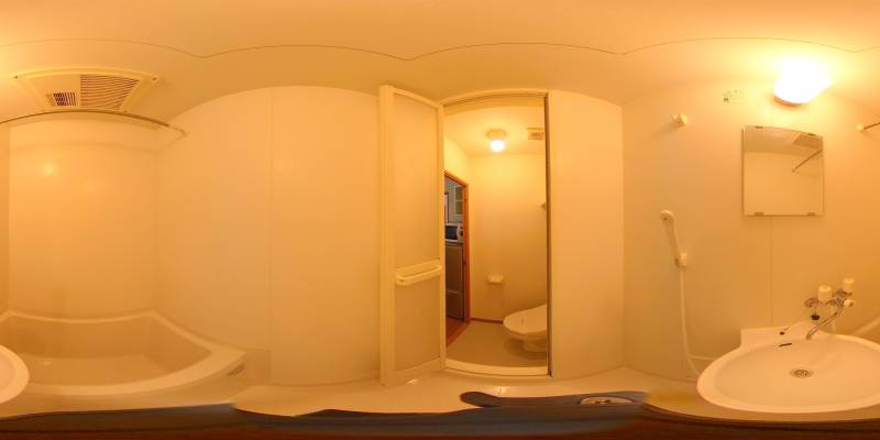 パノラマ画像バスルーム