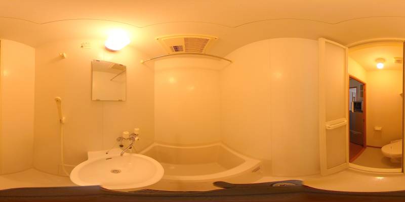 パノラマ画像バスルーム