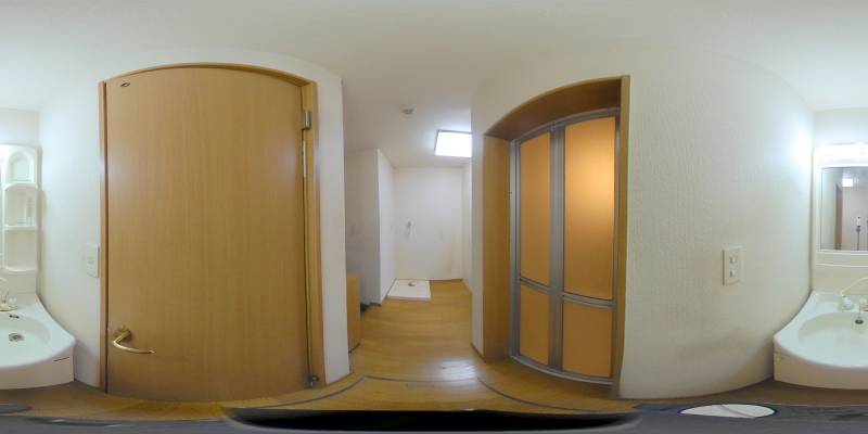 パノラマ画像洗面所