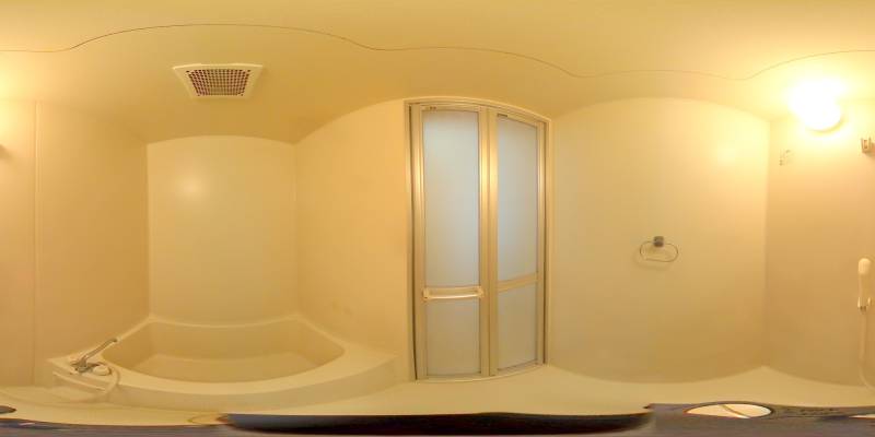 パノラマ画像バスルーム