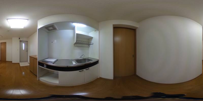 パノラマ画像キッチン