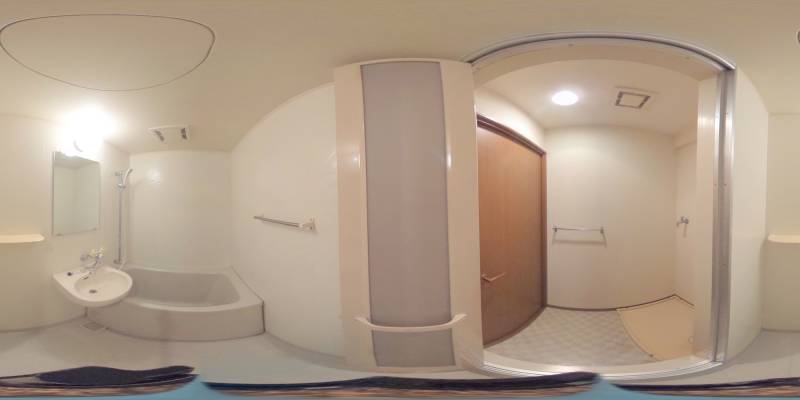 パノラマ画像バスルーム