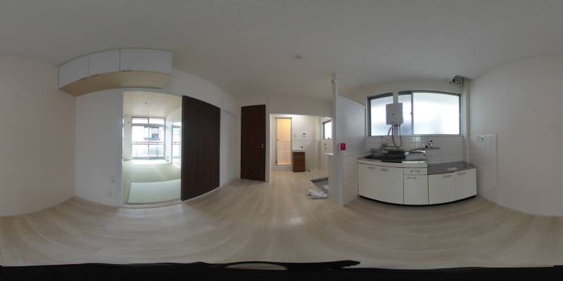 パノラマ画像キッチン