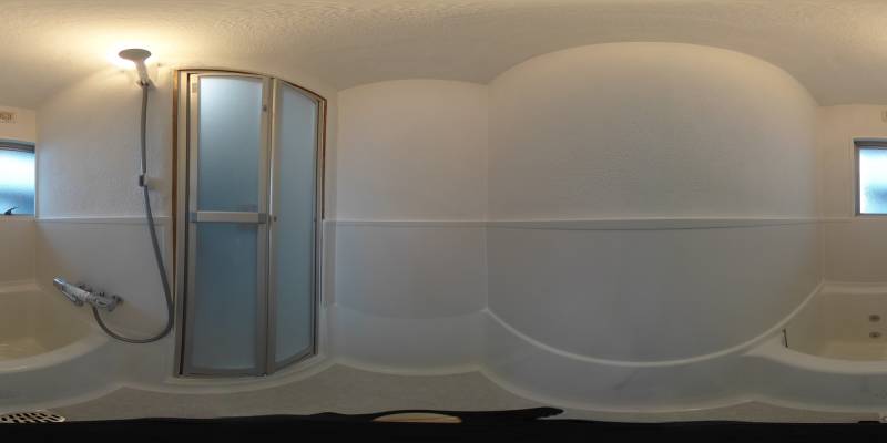 パノラマ画像バスルーム