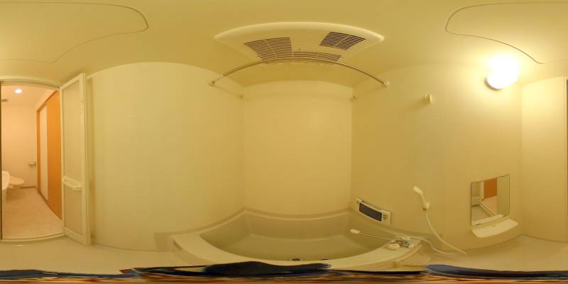 パノラマ画像バスルーム