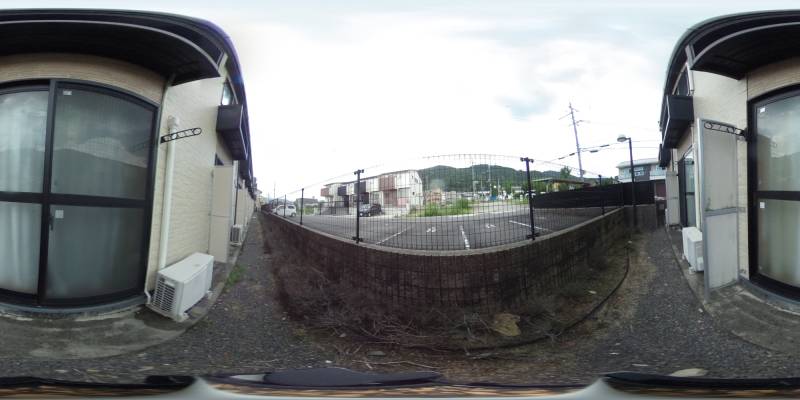 パノラマ画像バルコニー