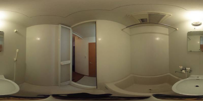 パノラマ画像バスルーム