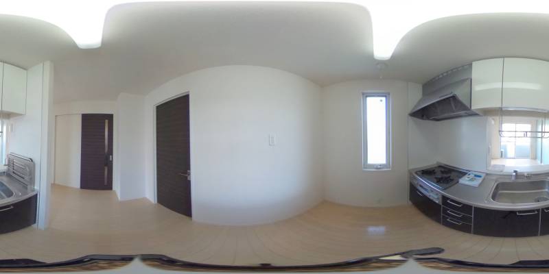 パノラマ画像キッチン