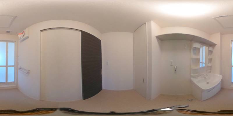 パノラマ画像洗面所