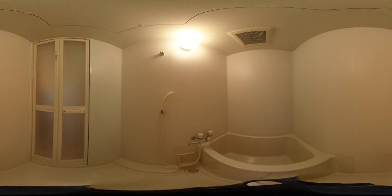 パノラマ画像バスルーム