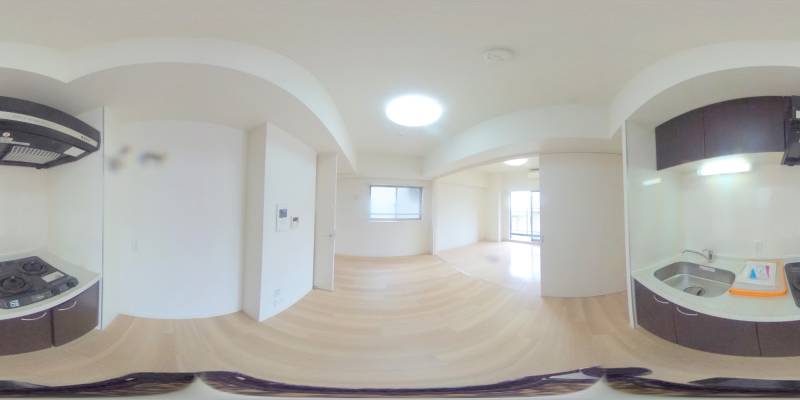 パノラマ画像キッチン