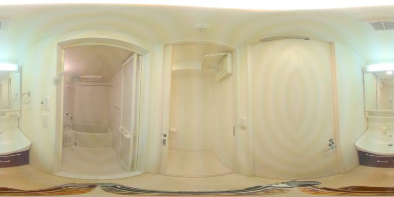 パノラマ画像洗面所