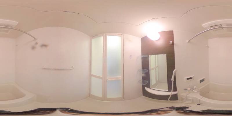 パノラマ画像バスルーム