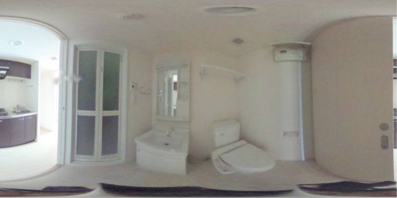 パノラマ画像洗面所