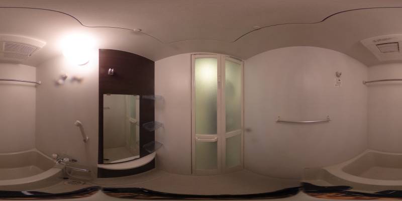 パノラマ画像バスルーム