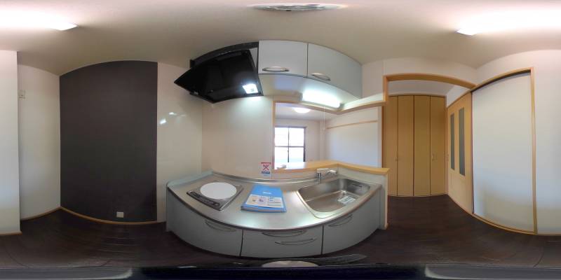 パノラマ画像キッチン