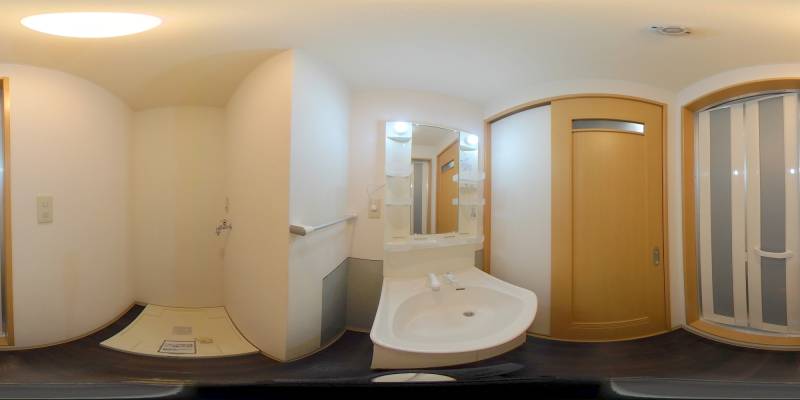 パノラマ画像洗面所