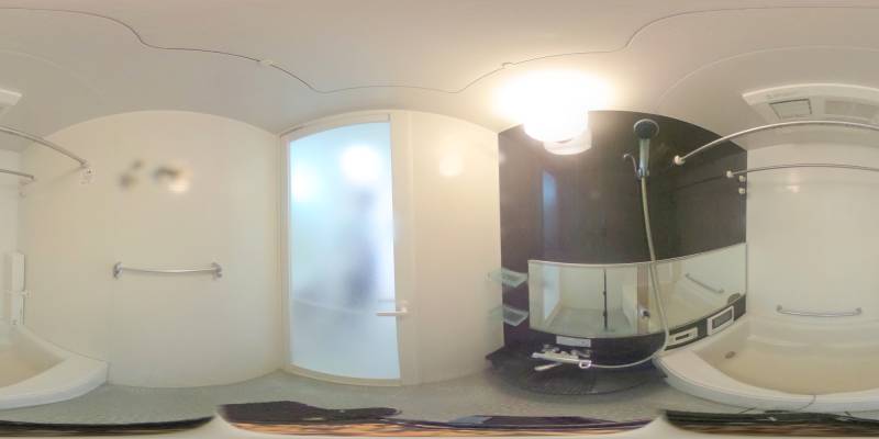 パノラマ画像バスルーム