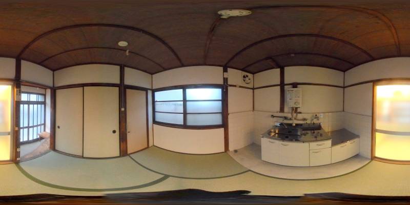 パノラマ画像キッチン