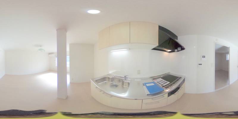 パノラマ画像キッチン