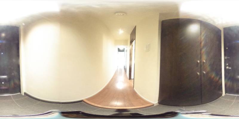 パノラマ画像玄関