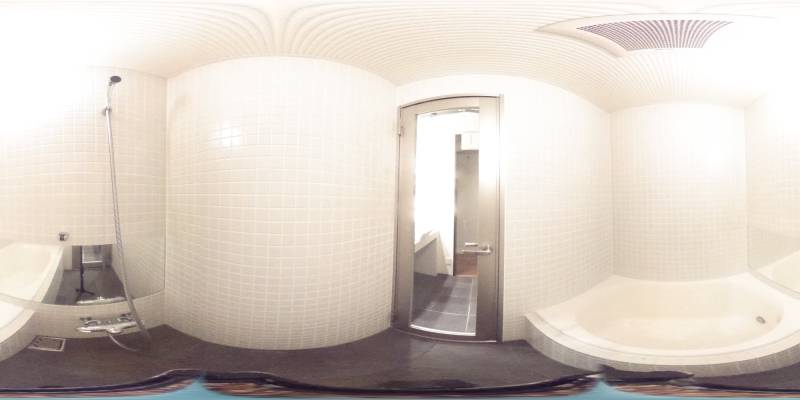 パノラマ画像バスルーム