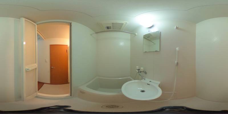 パノラマ画像バスルーム