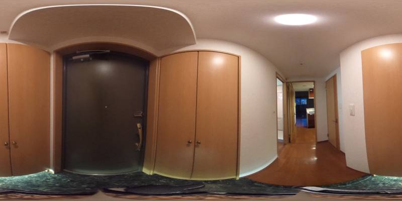 パノラマ画像玄関