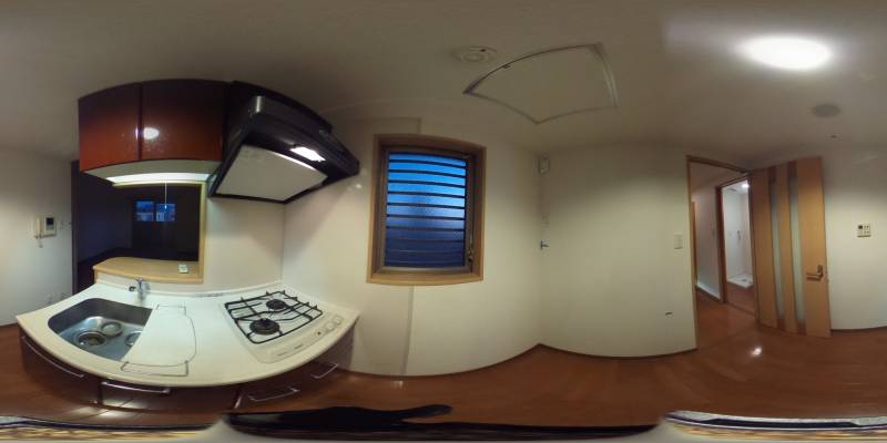 パノラマ画像キッチン