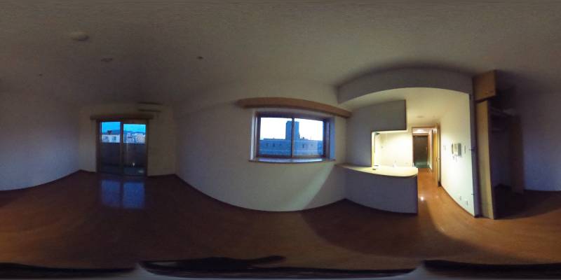 パノラマ画像洋室