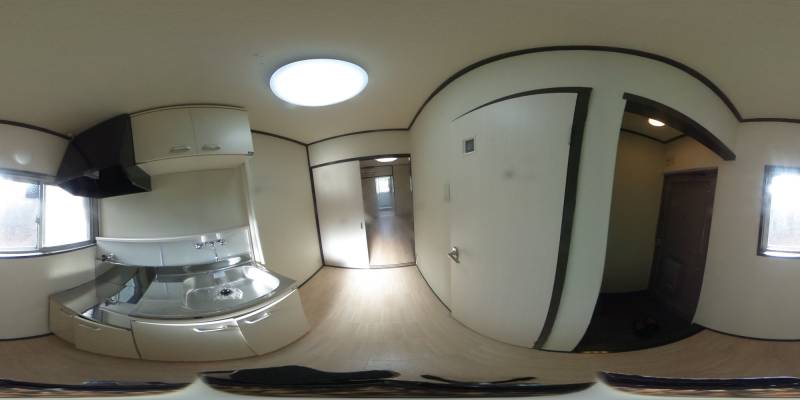 パノラマ画像キッチン