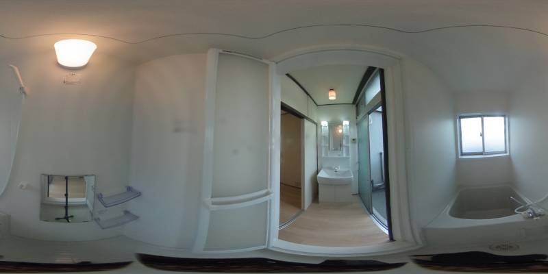 パノラマ画像バスルーム