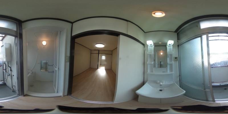 パノラマ画像洗面所