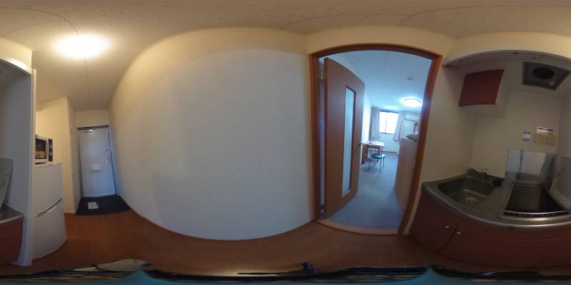 パノラマ画像キッチン