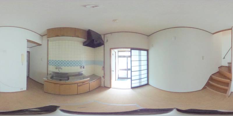 パノラマ画像キッチン