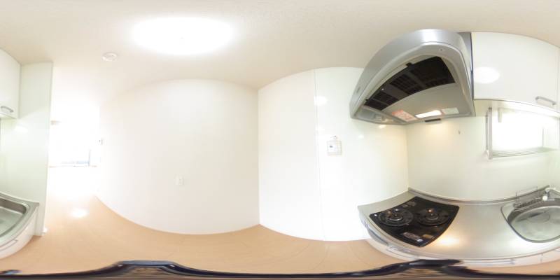 パノラマ画像キッチン